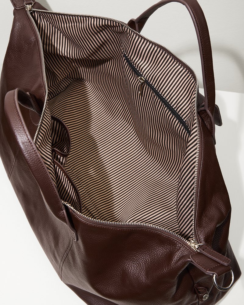 Stanford Brown Leather Duffel Bag