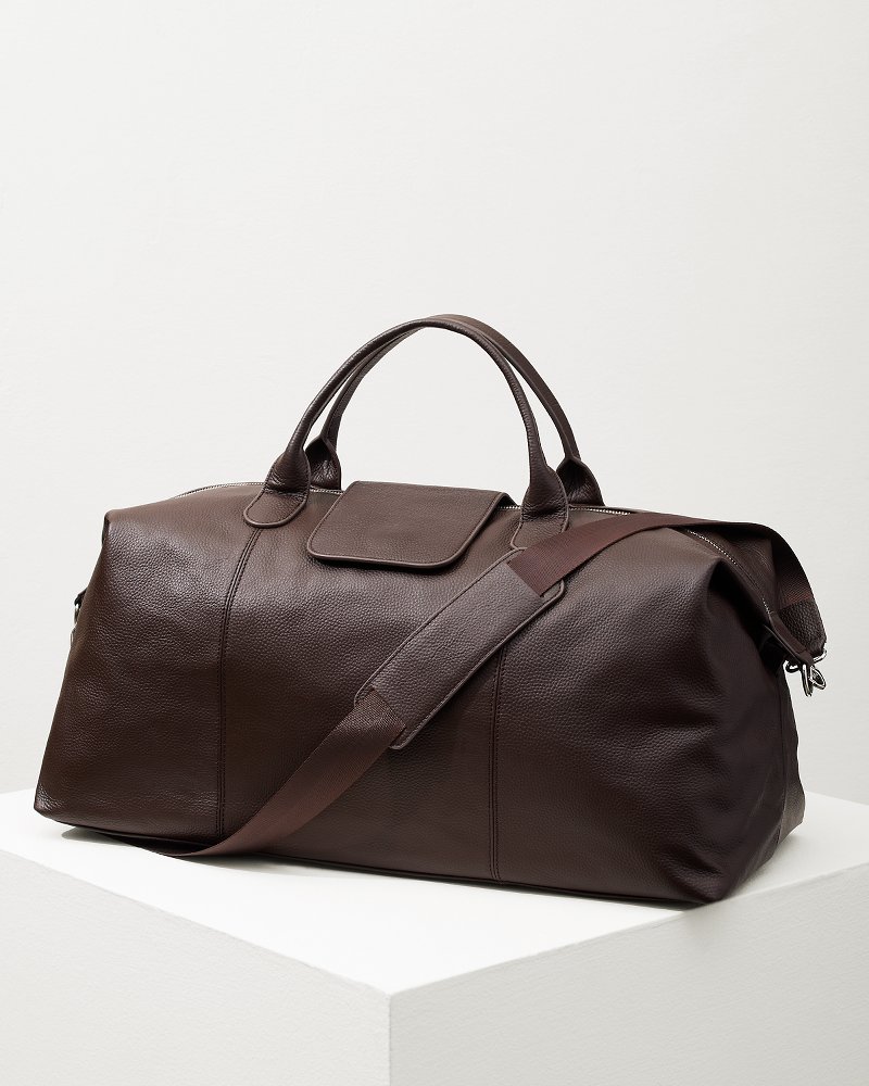 Stanford Brown Leather Duffel Bag