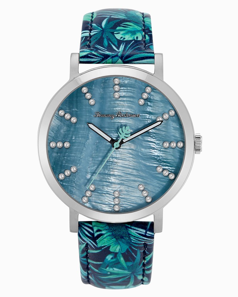 Island Fronds Watch With Swarovski® Crystals