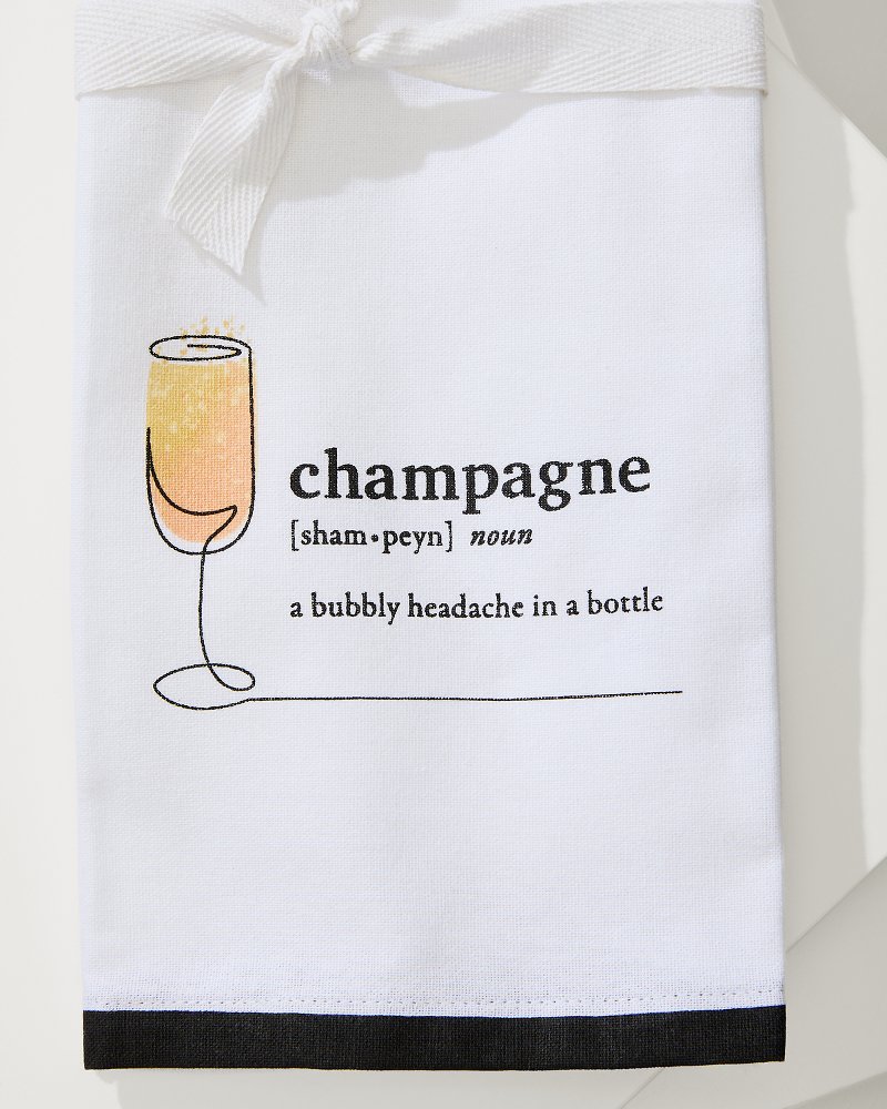 Champagne Bar Towel