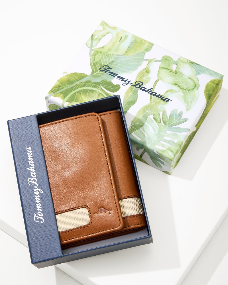 Thumbnail for Nylon Inlay Trifold Wallet