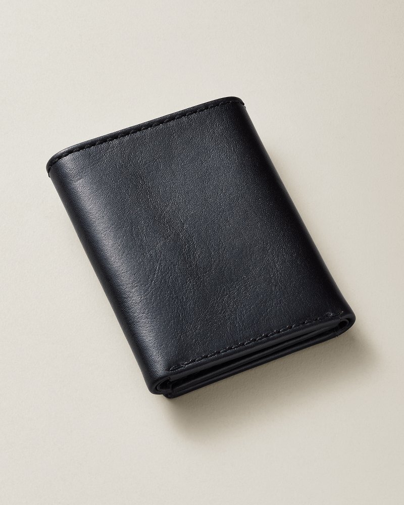 Thumbnail for Heavy Stitch Leather Trifold Wallet