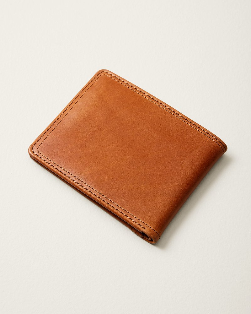 Embossed Bifold Leather Wallet thumbnail 4
