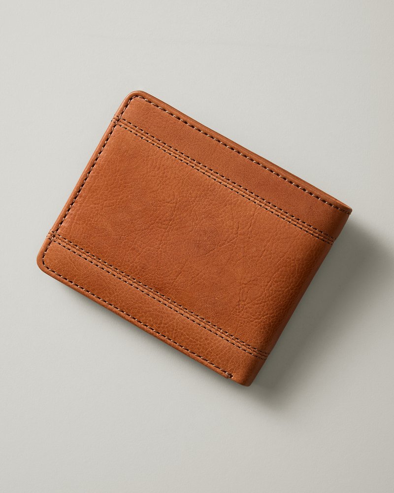 Stitched Bifold Leather Wallet thumbnail 3