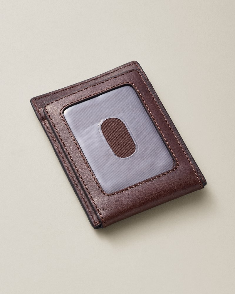 Thumbnail for Woven Leather Wide Magnetic Wallet