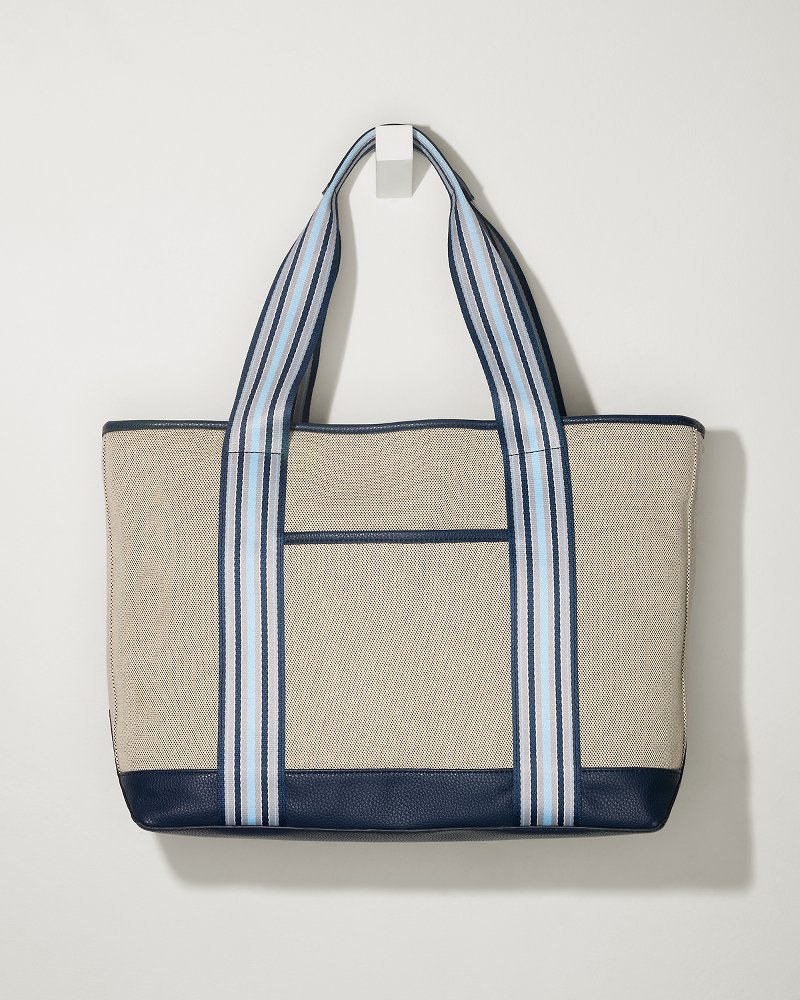 Navy Stripe Travel Bag