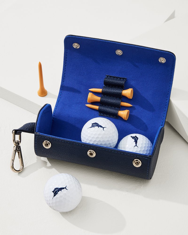 Travel Golf Ball & Tee Set