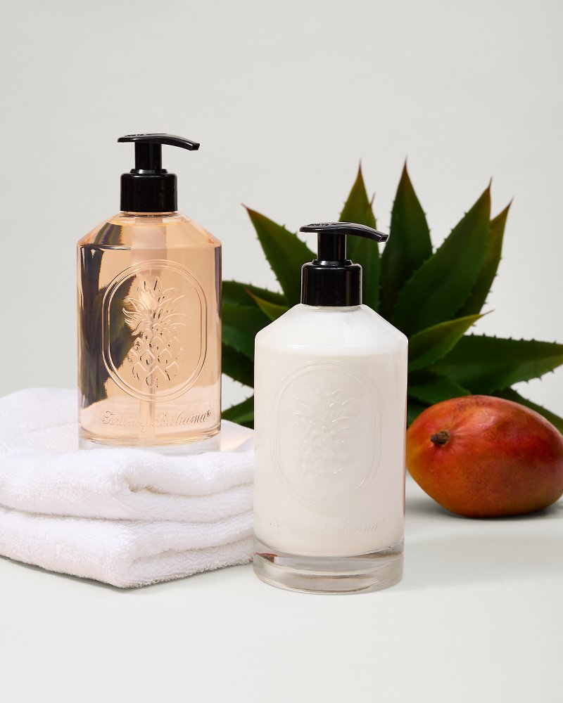 Maui Mango Glass Hand Soap & Lotion Set