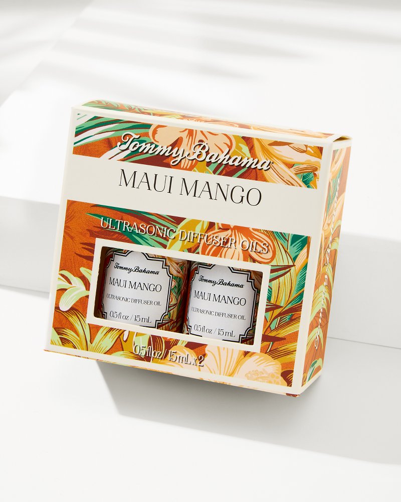 Maui Mango Ceramic Pineapple Diffuser Oil Refill Set