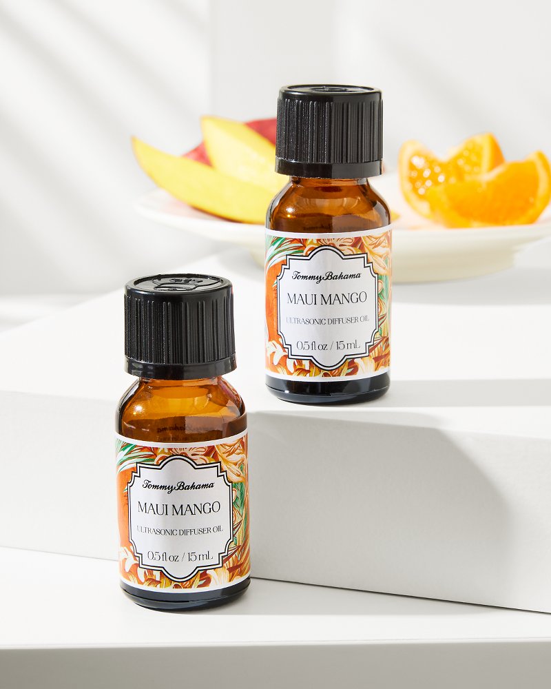 Maui Mango Ceramic Pineapple Diffuser Oil Refill Set