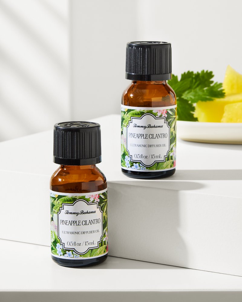 Pineapple Cilantro Ceramic Pineapple Diffuser Oil Refill Set