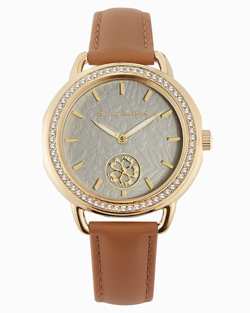 Spinning Flower Watch With Swarovski® Crystals