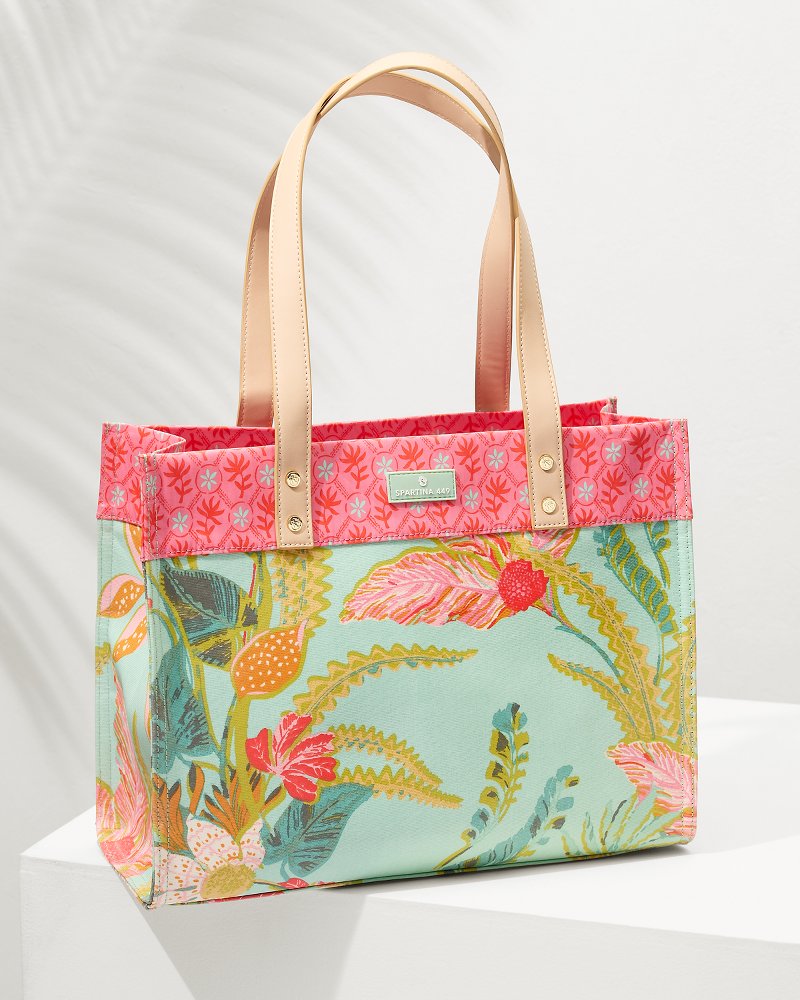 Tommy bahama floral outlet tote