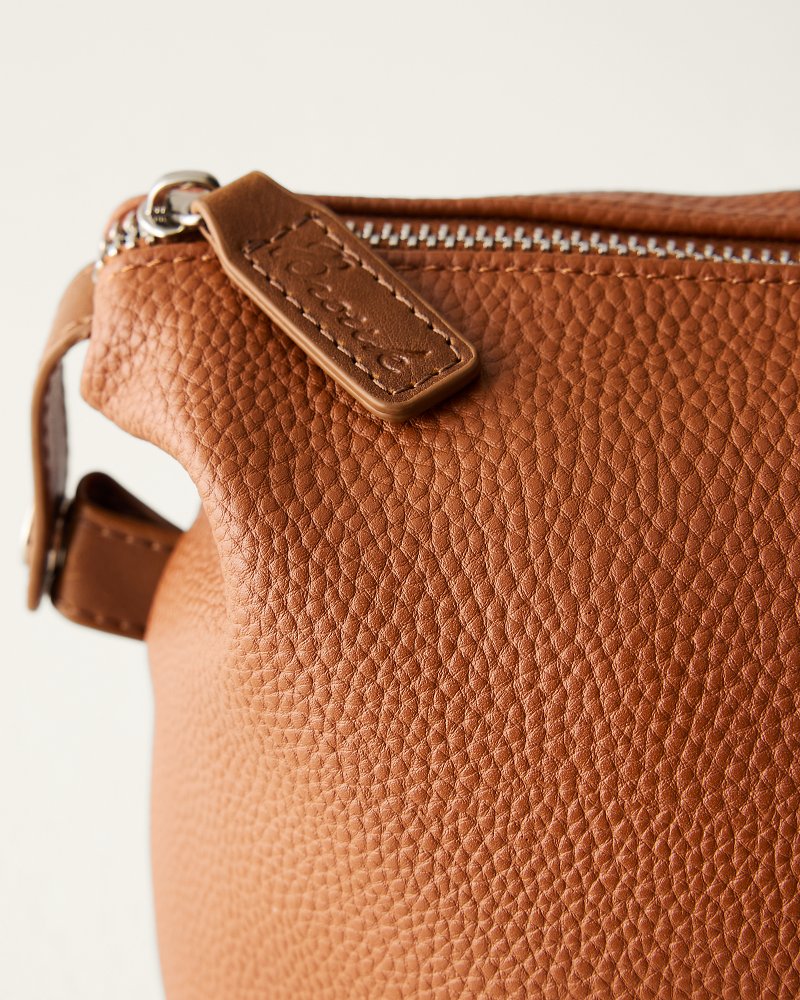 Thumbnail for Brown Embossed Marlin Dopp Kit