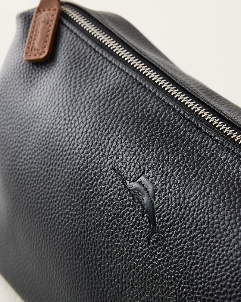 Thumbnail for Black Embossed Marlin Dopp Kit