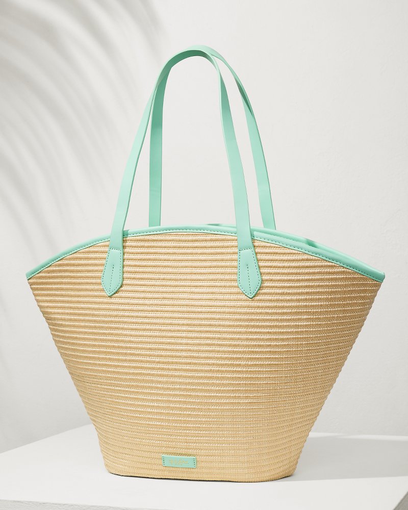 Tommy bahama straw bag top