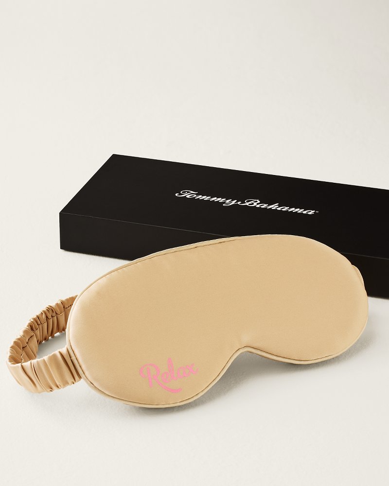 Champagne Relax Silk Sleep Mask