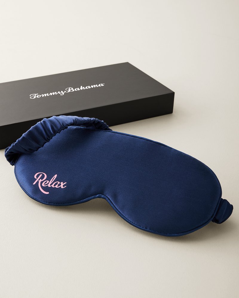 Deep Blue Relax Silk Sleep Mask