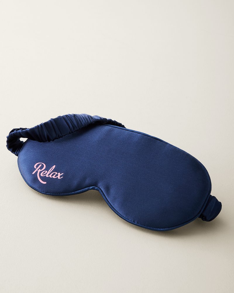 Deep Blue Relax Silk Sleep Mask