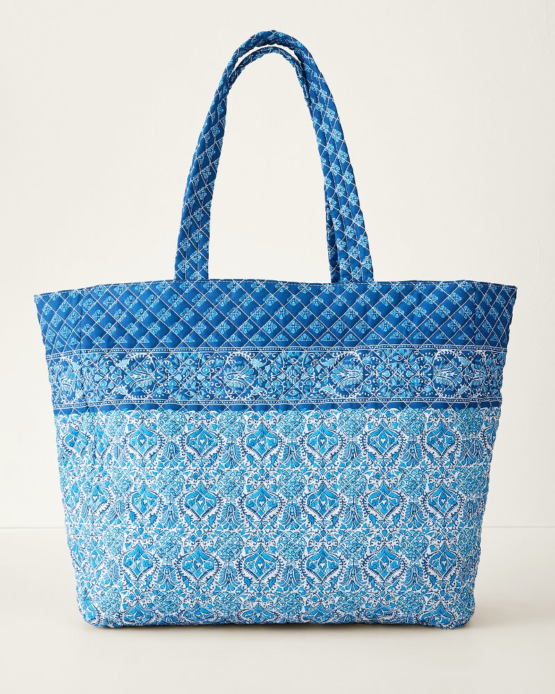 Paisley Quilted Tote