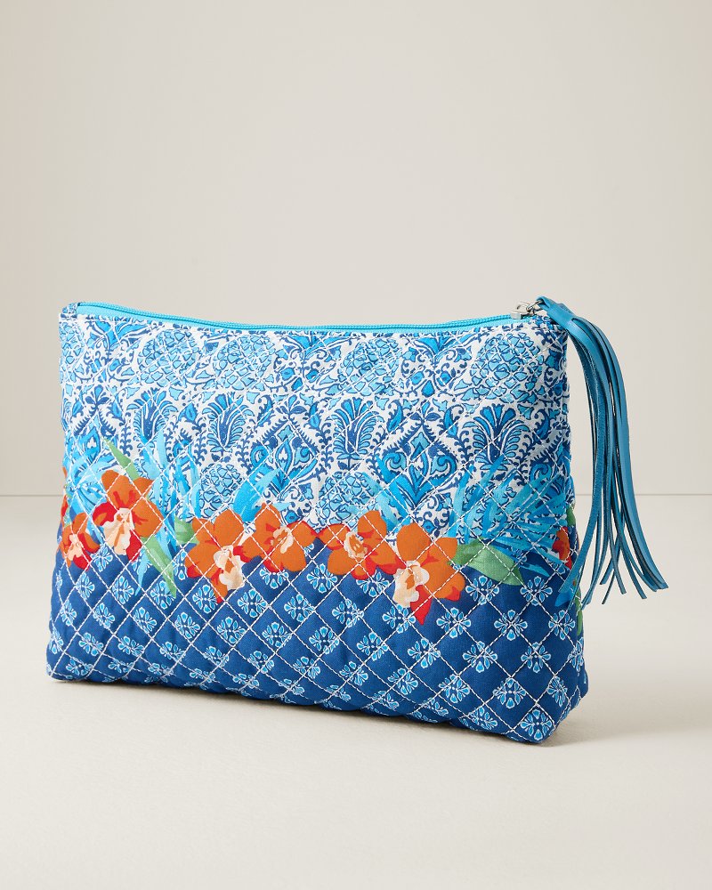 Tropical Quilted Pouch