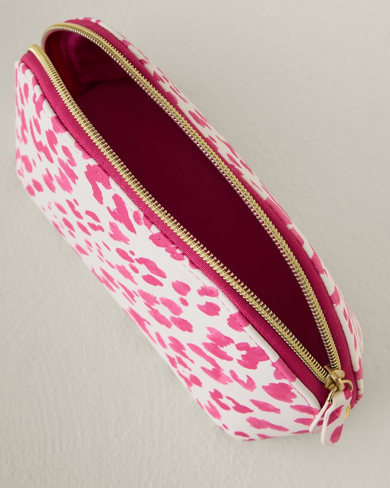 Pink Animal Cosmetic Travel Case
