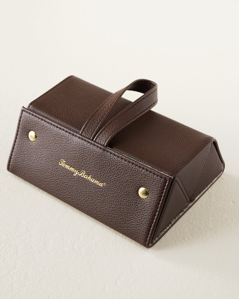 Brown Foldable Eyewear Case