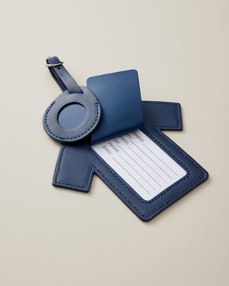 Let the Fun Be-Gin Camp Shirt Luggage Tag