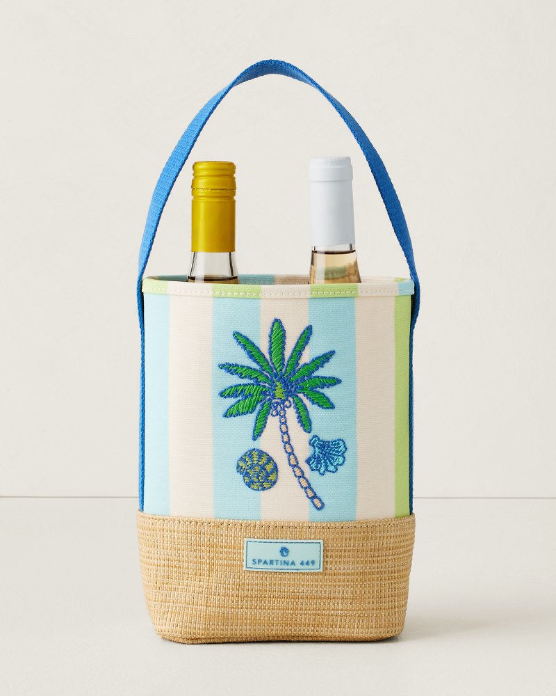Overboard Stripe Double Wine Caddy
