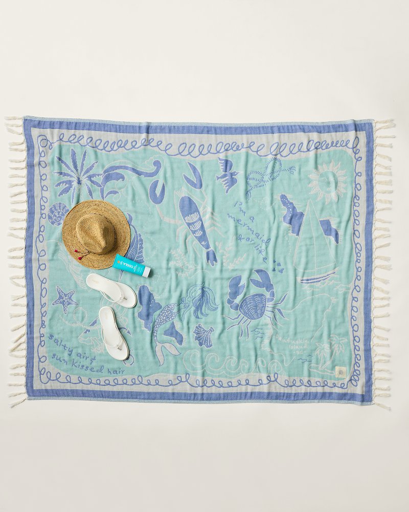 Overboard Sealife Beach Blanket