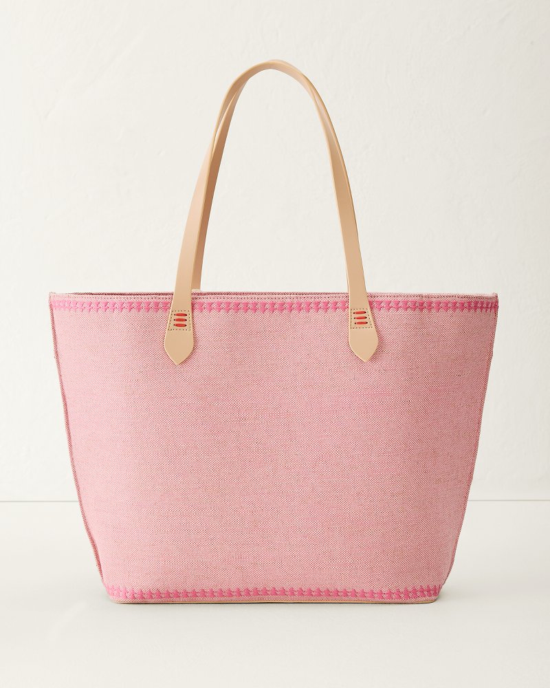 Thumbnail for Pink Palms Fiesta Tote