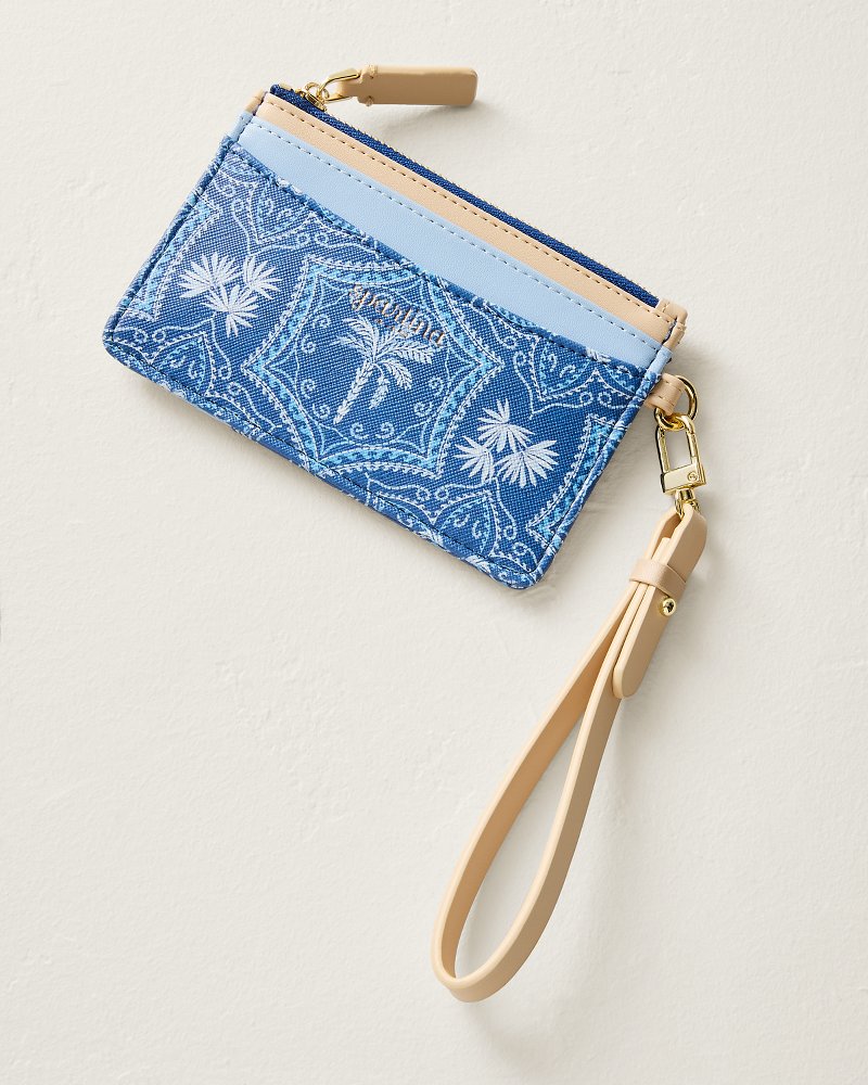 Palm Medallion Slimcard Coin Purse