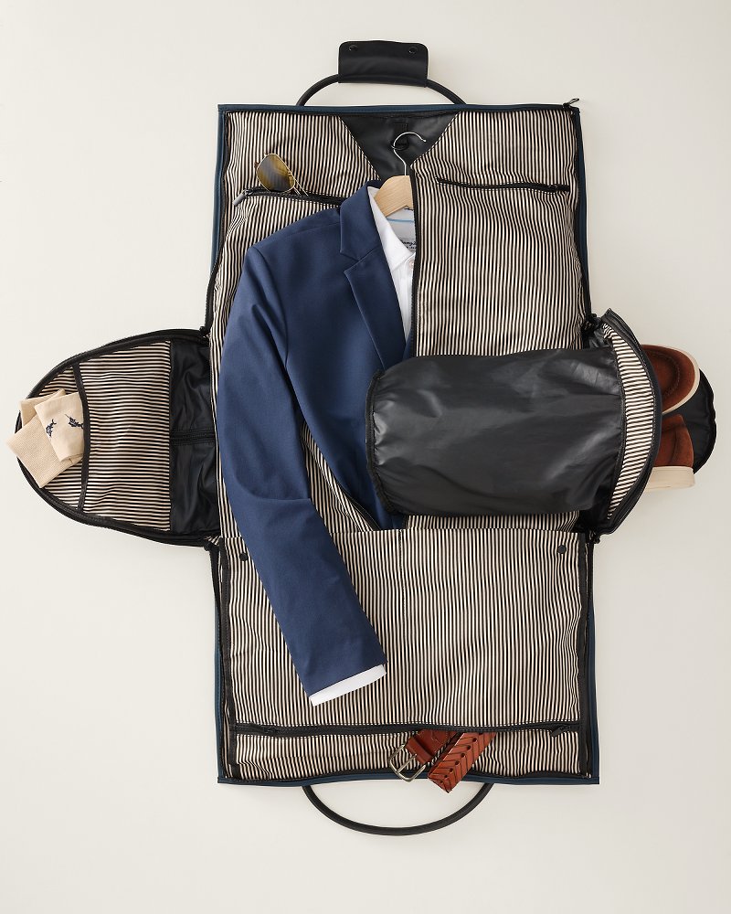 Hudson Navy 2-in-1 Roller Garment Duffel Bag