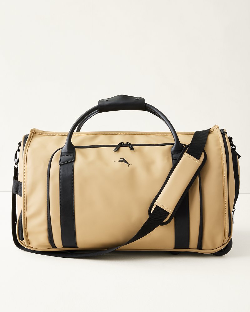 Hudson Khaki 2-in-1 Roller Garment Duffel Bag