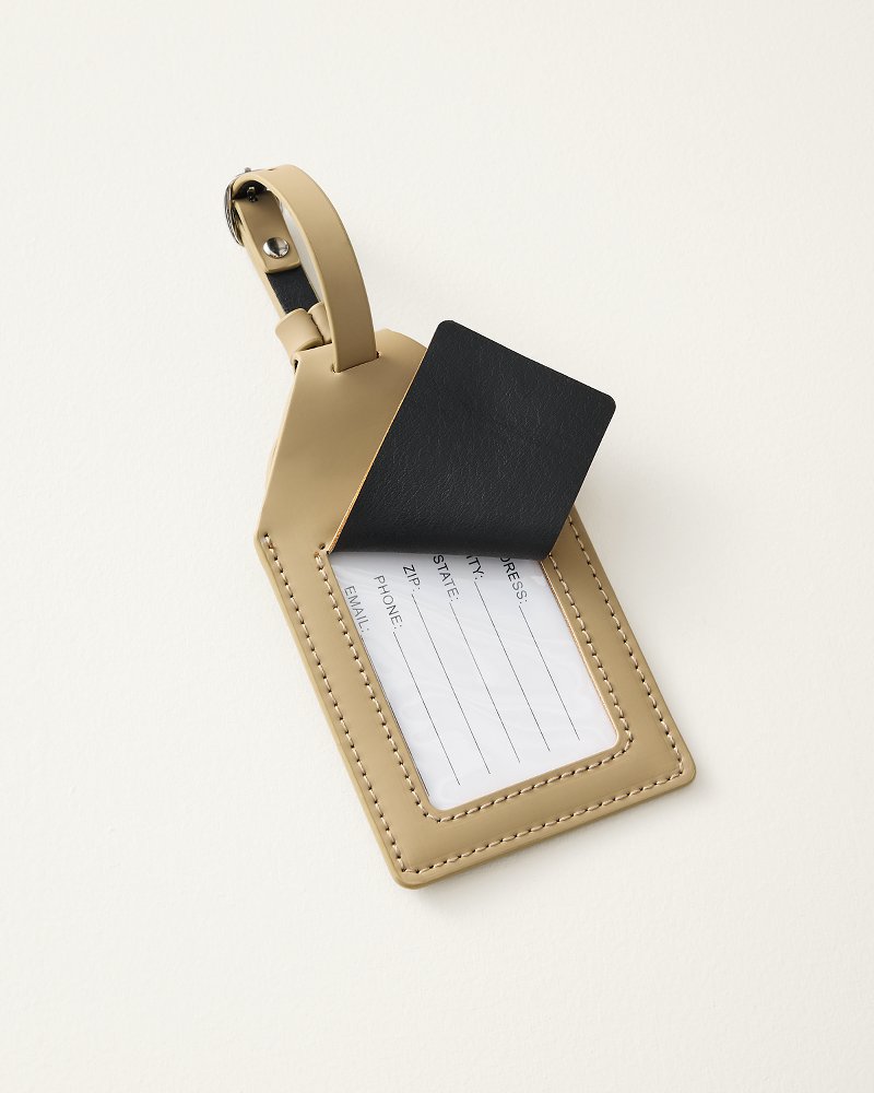 Khaki Airtag Holder Luggage Tag