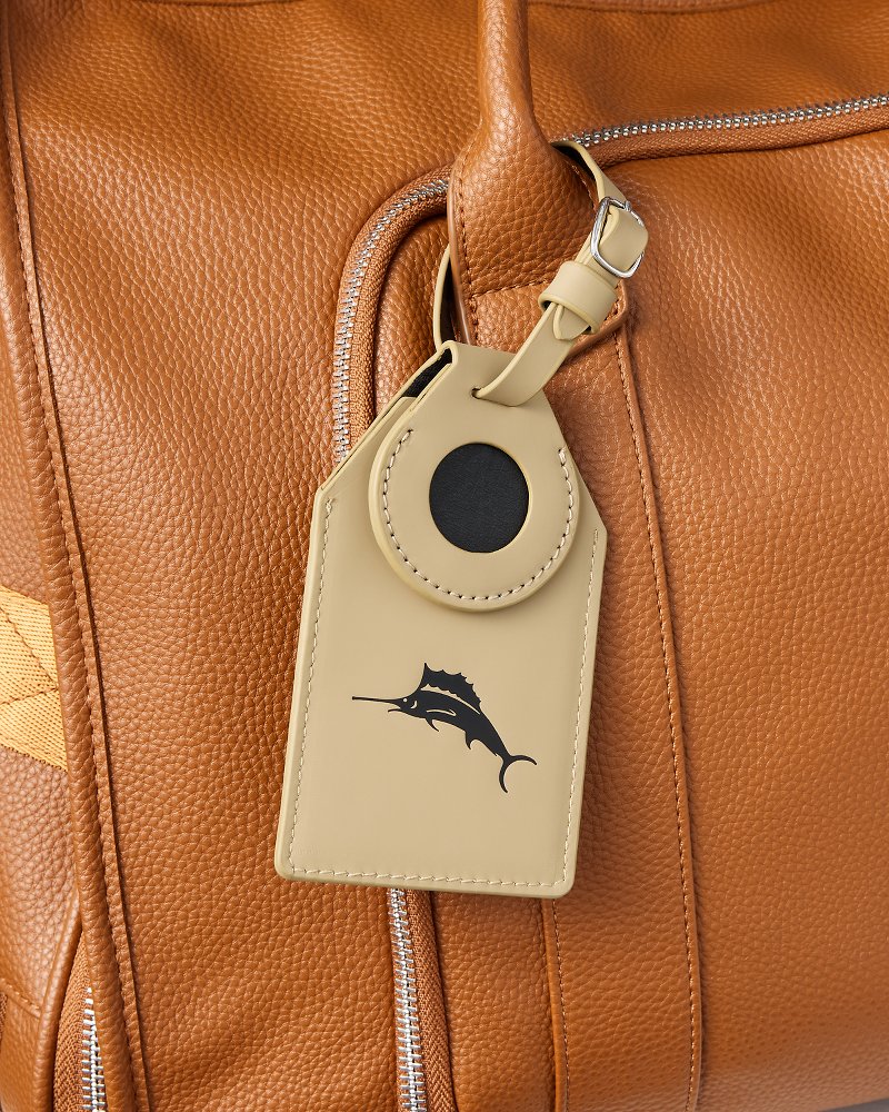 Khaki Airtag Holder Luggage Tag