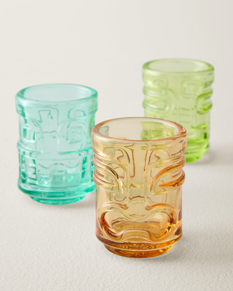 Tiki Trio Shot Glasses - Set of 3