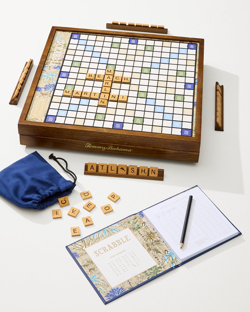 Tommy Bahama Deluxe Scrabble Board Game