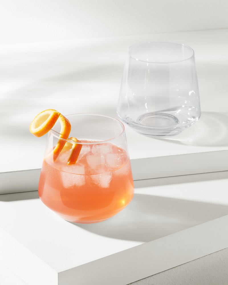 Viski® Angled Crystal Cocktail Tumblers - Set of 2