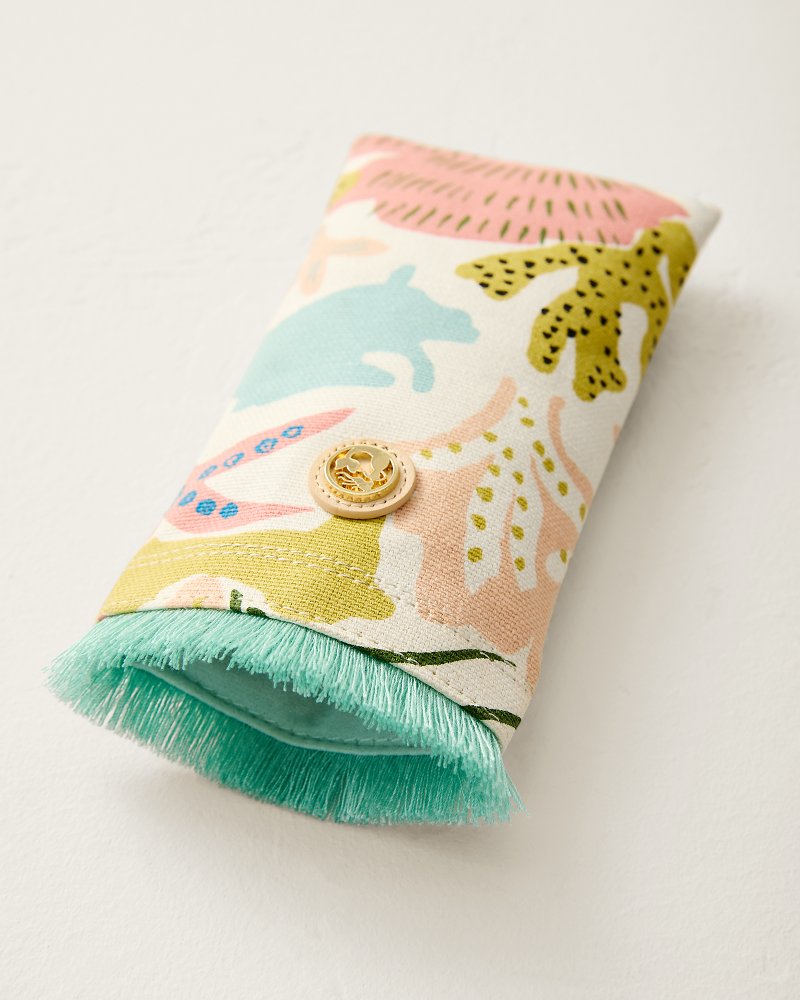 Mermaid Sea Embroidered Sunglasses Case