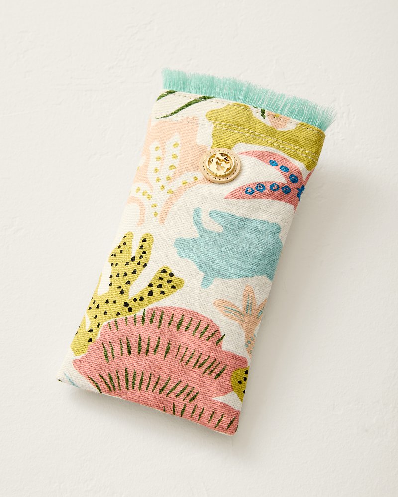 Mermaid Sea Embroidered Sunglasses Case