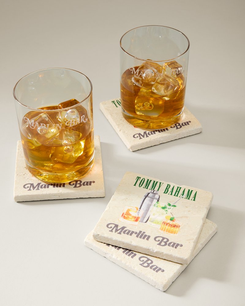 Marlin Bar Coasters—Set of 4