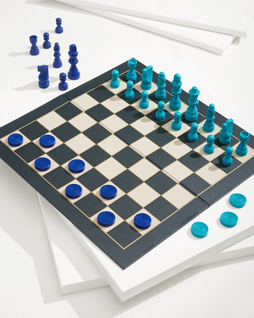 Chess & Checkers Game Set