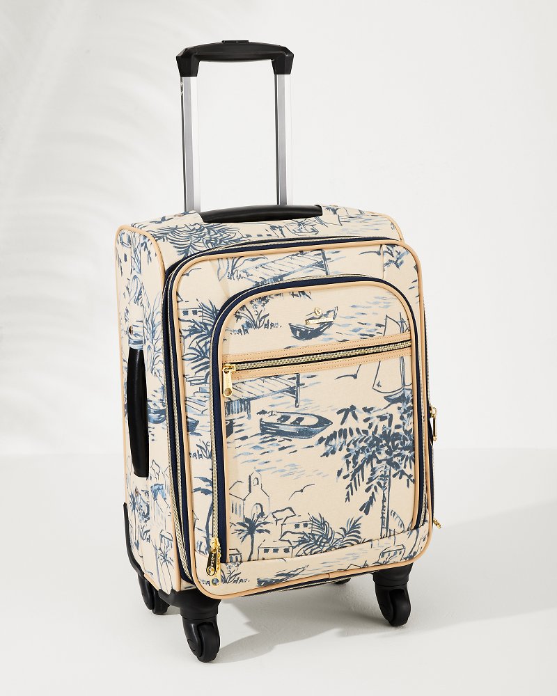 Daise Seascape 20-Inch Rolling Suitcase