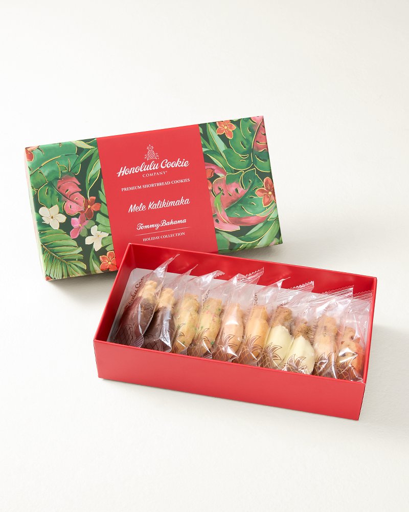 Tommy Bahama x Honolulu Cookie Company Mele Kalikimaka Cookie Box