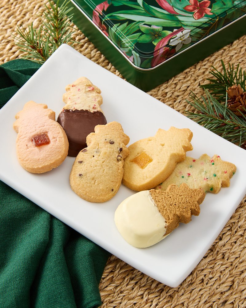 Tommy Bahama x Honolulu Cookie Company Mele Kalikimaka Cookie Tin