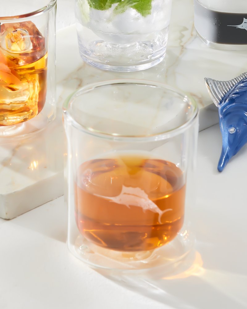 Thumbnail for Marlin 12-oz. Corkcicle Rocks Glass - Set of 2
