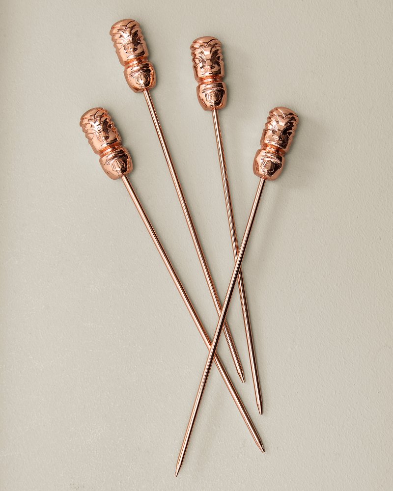 Tiki Cocktail Picks — Set of 4