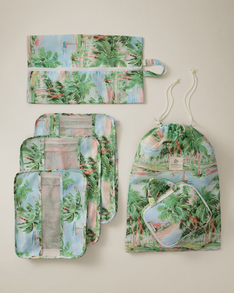 Coastal Dreams 6-Piece Packing Cube Set