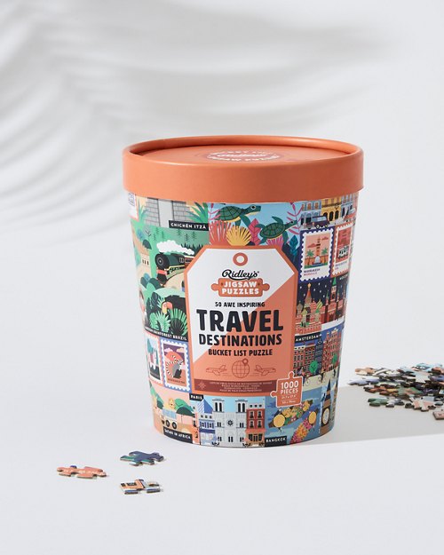 Travel Destinations Bucket List Jigsaw Puzzle